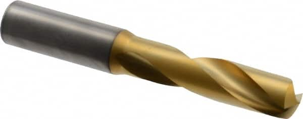 Kennametal - 41/64" 140° Spiral Flute Solid Carbide Screw Machine Drill Bit - Exact Industrial Supply