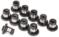 Kennametal - #0 to 9/16 Inch Tap, Tapping Adapter Set - 1/4, 5/16, 3/8, 7/16, 1/2, 9/16, #0 #6, #8, #10, #12 Inch Tap, Quick Change, Through Coolant - Exact Industrial Supply