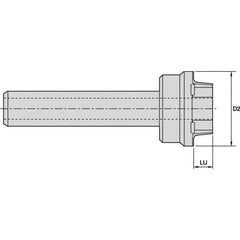 Kennametal - Spindle Taper Wiper - HSK50 Taper - Exact Industrial Supply