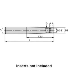 Kennametal - Modular End Mill Reductions & Extensions Type: End Mill Extension Shank Type: Screw-On Connection - Exact Industrial Supply