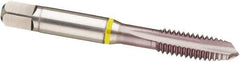 Guhring - M5x0.80 Metric, 3 Flute, MolyGlide Finish, Cobalt Spiral Point Tap - Plug Chamfer, Right Hand Thread, 2.382" OAL, 6H Class of Fit, Series 3960 - Exact Industrial Supply