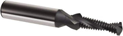 Guhring - M12x1.50 Metric Fine, 0.4134" Cutting Diam, 2 Flute, Solid Carbide Helical Flute Thread Mill - Internal Thread, 31.9mm LOC, 90mm OAL, 14mm Shank Diam - Exact Industrial Supply