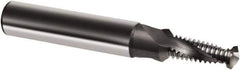 Guhring - M12x1.75 Metric, 0.4016" Cutting Diam, 2 Flute, Solid Carbide Helical Flute Thread Mill - Internal Thread, 26.1mm LOC, 90mm OAL, 14mm Shank Diam - Exact Industrial Supply