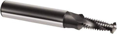 Guhring - M10x2.00 Metric, 0.3346" Cutting Diam, 2 Flute, Solid Carbide Helical Flute Thread Mill - Internal Thread, 22.5mm LOC, 80mm OAL, 12mm Shank Diam - Exact Industrial Supply