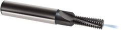 Guhring - 5/16-18 UNC, 0.2343" Cutting Diam, 3 Flute, Solid Carbide Helical Flute Thread Mill - Internal Thread, 17.7mm LOC, 74mm OAL, 10mm Shank Diam - Exact Industrial Supply