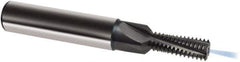 Guhring - M6x0.75 Metric Fine, 0.189" Cutting Diam, 3 Flute, Solid Carbide Helical Flute Thread Mill - Internal Thread, 33/64" LOC, 62mm OAL, 8mm Shank Diam - Exact Industrial Supply
