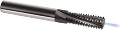 Guhring - M20x1.50 Metric, 0.628" Cutting Diam, 5 Flute, Solid Carbide Helical Flute Thread Mill - Internal Thread, 42.8mm LOC, 102mm OAL, 16mm Shank Diam - Exact Industrial Supply
