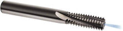 Guhring - #12-24 UNC, 0.1614" Cutting Diam, 3 Flute, Solid Carbide Helical Flute Thread Mill - Internal Thread, 12.2mm LOC, 54mm OAL, 6mm Shank Diam - Exact Industrial Supply