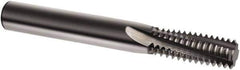 Guhring - M10x1.5 Metric, 0.311" Cutting Diam, 3 Flute, Solid Carbide Helical Flute Thread Mill - Internal Thread, 21.8mm LOC, 74mm OAL, 10mm Shank Diam - Exact Industrial Supply