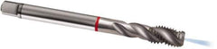 Guhring - M6x0.75 Metric Fine 3 Flute 6H Modified Bottoming Spiral Flute Tap - Cobalt, Bright Finish, 80mm OAL, Right Hand Flute, Right Hand Thread, D3/D4, Series 1907 - Exact Industrial Supply