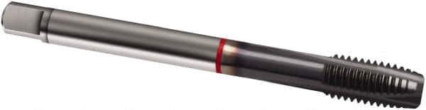 Guhring - M14x2.00 Metric, 3 Flute, TiCN Finish, Cobalt Spiral Point Tap - Plug Chamfer, Right Hand Thread, 110mm OAL, 6H Class of Fit, Series 1915 - Exact Industrial Supply