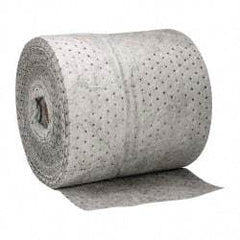 PRO-SAFE - 20 Gal Capacity per Package, Universal Roll - 150' Long x 15" Wide, Gray, Polypropylene - Exact Industrial Supply