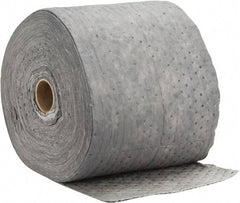 PRO-SAFE - Universal Use, 67 Gallon Package Capacity Sorbent Roll - 300' Long x 15" Wide, Gray - Exact Industrial Supply