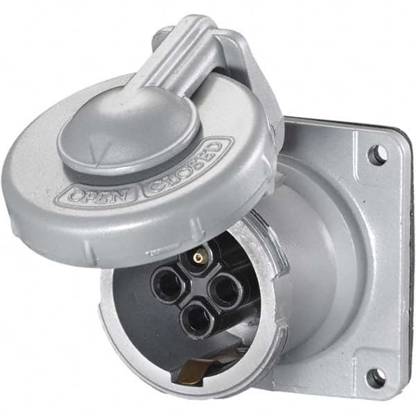 Hubbell Wiring Device-Kellems - Pin & Sleeve Receptacles Receptacle/Part Type: Receptacle Pin Configuration: 4 - Exact Industrial Supply