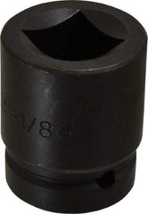 Proto - 1" Drive 1-1/8" Impact Socket - 4 Points, 2-1/2" OAL - Exact Industrial Supply