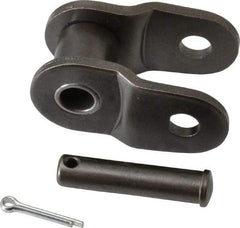 Browning - 1-1/4" Pitch, ANSI 100, Roller Chain Offset Link - For Use with Single Strand Chain - Exact Industrial Supply