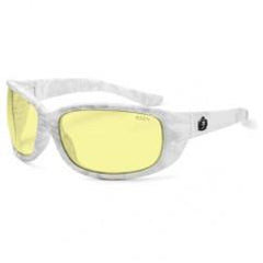 ERDA-YT YELLOW LENS SAFETY GLASSES - Exact Industrial Supply