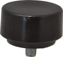 NUPLA - 1-3/4" Face Diam, Grade Hard, Black Soft Face Hammer Tip - 0.7 oz Head, Plastic - Exact Industrial Supply