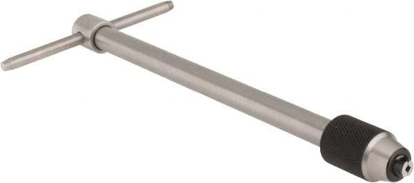 Starrett - 1/16 to 3/16" Tap Capacity, T Handle Tap Wrench - 6" Overall Length - Exact Industrial Supply