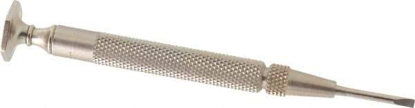 Starrett - 5/8" Blade Length Precision Slotted Screwdriver - 3-3/4" OAL - Exact Industrial Supply