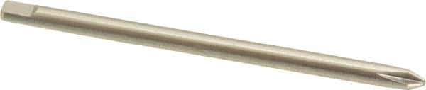 Starrett - #0 Phillips Point, 5/8" Blade Length Precision Blade Screwdriver - 3-3/4" OAL - Exact Industrial Supply