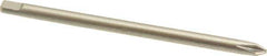 Starrett - #0 Phillips Point, 5/8" Blade Length Precision Blade Screwdriver - 3-3/4" OAL - Exact Industrial Supply