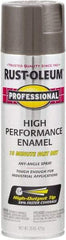Rust-Oleum - Dark Machinery Gray, Gloss, Rust Proof Enamel Spray Paint - 14 Sq Ft per Can, 15 oz Container, Use on Multipurpose - Exact Industrial Supply