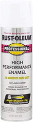 Rust-Oleum - White, Gloss, Rust Proof Enamel Spray Paint - 14 Sq Ft per Can, 15 oz Container, Use on Multipurpose - Exact Industrial Supply