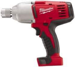 Milwaukee Tool - 7/16" Drive 18 Volt Pistol Grip Cordless Impact Wrench & Ratchet - 0 to 1,900 RPM, 0 to 2,200 BPM, 350 Ft/Lb Torque, Lithium-Ion Batteries Not Included - Exact Industrial Supply