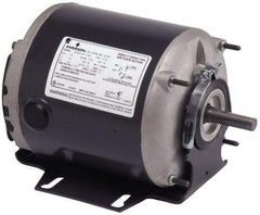 US Motors - 1/4 hp, TEAO Enclosure, No Thermal Protection, 1,140 RPM, 115 Volt, 60 Hz, Industrial Electric AC/DC Motor - Size 56 Frame, Cradle/Stud Mount, 1 Speed, Sleeve Bearings, 6.0 Full Load Amps, A Class Insulation, Reversible - Exact Industrial Supply