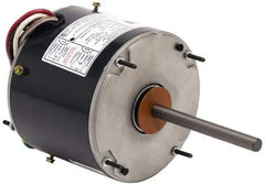 US Motors - 1/3 hp, TEAO Enclosure, Auto Thermal Protection, 825 RPM, 208-230 Volt, 60 Hz, Single Phase Permanent Split Capacitor (PSC) Motor - Size 48Y Frame, Stud Mount, 2 Speed, Ball Bearings, 1.9/1.2 Full Load Amps, B Class Insulation, Reversible - Exact Industrial Supply