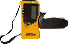 Johnson Level & Tool - Laser Level 9 V Battery, Laser Detector - Use With Line Generated Lasers - Exact Industrial Supply