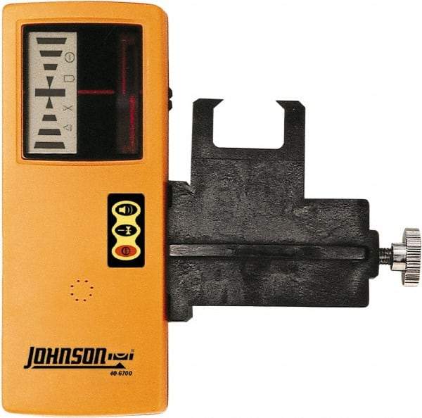 Johnson Level & Tool - Laser Level 9 V Battery, Laser Detector - Use With Red Beam Rotary Laser - Exact Industrial Supply