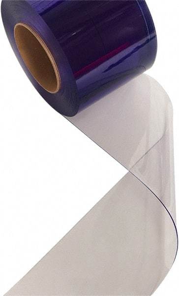 Aleco - Clear Replacement Vinyl Strip Standard Dock Curtain Strips - 24" Wide x 60' Long x 0.16" Thick, PVC - Exact Industrial Supply