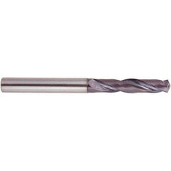 National Twist Drill - 3.3mm 140° Solid Carbide Jobber Drill - Exact Industrial Supply