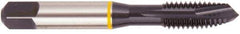 Regal Cutting Tools - 1/4-20 UNC, 2 Flute, Oxide Finish, Vanadium High Speed Steel Spiral Point Tap - Plug Chamfer, Right Hand Thread, 2-1/2" OAL, 5/8" Thread Length, 0.255" Shank Diam, 2B Class of Fit, Series Triple Crown - Exact Industrial Supply