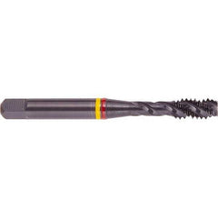 Regal Cutting Tools - 1/4-28 UNF 3 Flute Bottoming Spiral Flute Tap - Powdered Metal, Oxide Finish, Right Hand Flute, Right Hand Thread, H5, Series Triple Crown - Exact Industrial Supply