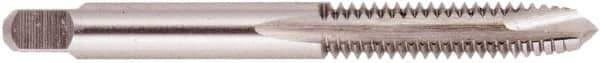 Regal Cutting Tools - 7/8-14 UNF, 3 Flute, Bright Finish, High Speed Steel Spiral Point Tap - Plug Chamfer, Right Hand Thread, 4-11/16" OAL, 2-7/32" Thread Length, 0.697" Shank Diam, 3B Class of Fit - Exact Industrial Supply