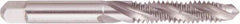 Regal Cutting Tools - 5/16-18 UNC 3 Flute 3B Plug Spiral Flute Tap - High Speed Steel, Bright Finish, 2-23/32" OAL, Right Hand Flute, Right Hand Thread, H3 - Exact Industrial Supply