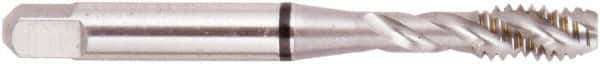 Regal Cutting Tools - #12-28 UNF 3 Flute 2B Bottoming Spiral Flute Tap - High Speed Steel, Bright Finish, Right Hand Flute, Right Hand Thread, H3, Series Triple Crown - Exact Industrial Supply