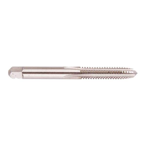 Regal Cutting Tools - 7/8-9 UNC 3B 4 Flute Bright Finish High Speed Steel Straight Flute Standard Hand Tap - Taper, Right Hand Thread, 4-11/16" OAL, 2-7/32" Thread Length, H4 Limit, Oversize - Exact Industrial Supply