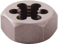 Regal Cutting Tools - 5/8-18 UNF Thread, 1-1/4" Hex, Right Hand Thread, Hex Rethreading Die - High Speed Steel, 5/8" Thick - Exact Industrial Supply