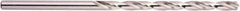 National Twist Drill - 63/64", 118° Point, Spiral Flute, High Speed Steel Taper Length Drill Bit - Bright Finish, 6-3/8" Flute Length, 11" OAL, Series 201 - Exact Industrial Supply