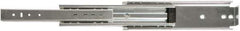 Knape & Vogt - 18" Slide Length, 18" Travel Length, Steel Drawer Slide - 8.88" Wide, 3" High, 500 Lb Capacity at Full Extension, Zinc Finish - Exact Industrial Supply