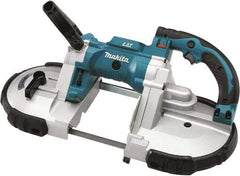 Makita - 18 Volt, 44-7/8" Blade, 530 SFPM Cordless Portable Bandsaw - 4-3/4" (Round) & 4-3/4 x 4-3/4" (Rectangle) Cutting Capacity, Lithium-Ion Battery Not Included - Exact Industrial Supply
