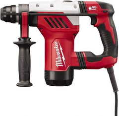 Milwaukee Tool - 120 Volt 1-1/8" SDS Plus Chuck Electric Rotary Hammer - 0 to 5,500 BPM, 0 to 1,500 RPM, Reversible - Exact Industrial Supply