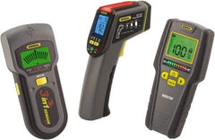 General - 40 to 104°F Operating Temp, Home Inspector Kit - LCD Display, Includes MMD7NP - Pinless Moisture Meter, IRTC50 - Scanning IR Thermometer, MSV100 - Metal/Stud/Voltage Detector, (3) Batteries, Soft Case - Exact Industrial Supply