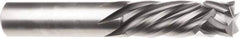 SGS - 1/4" Cutting Diam x 1" Length of Cut, 4 Flute, Compression Spiral Router Bit - Uncoated, Right Hand Cut, Solid Carbide, 2-1/2" OAL x 1/4" Shank Diam, Square End - Exact Industrial Supply