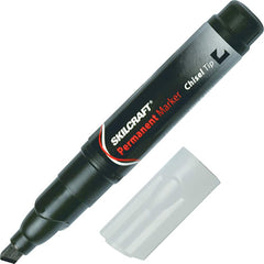 Ability One - Markers & Paintsticks; Type: Permanent Marker ; Color: Black ; Ink Type: Water Base ; Tip Type: Chisel - Exact Industrial Supply