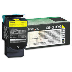 Lexmark - Office Machine Supplies & Accessories; Office Machine/Equipment Accessory Type: Toner Cartridge ; For Use With: Lexmark X546dtn; C546dtn; X548dte ; Color: Yellow - Exact Industrial Supply
